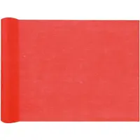SANTEX Chemin De Table Rouge Uni