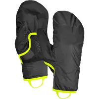 Ortovox - Gants légers et polyvalents - Fleece Grid Cover Glove M Black Raven pour Homme en Laine - Taille L - Noir