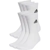 Adidas C Spw 6p Crew Socks 6 Pairs Blanc EU 34-36 Homme,Femme