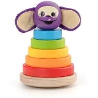 Fantorangen Wooden Stacking Tower Nestable Shapes Multicolore Enfants