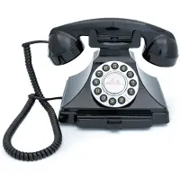GPO téléphone vintage Carrington noir