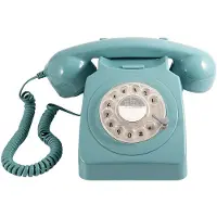 GPO téléphone rétro GPO 746 bleu clair