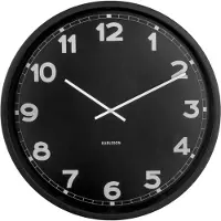 Karlsson - Horloge murale New Classic XL - Noir