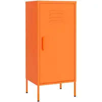 vidaXL Armoire de rangement Orange 42,5x35x101,5 cm Acier