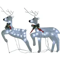 vidaXL Décoration de Noël à LED Rennes