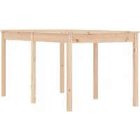 vidaXL Table de jardin 159,5x82,5x76 cm Pin massif