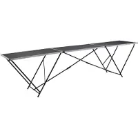 vidaXL Table à coller pliable MDF et aluminium 300 x 60 x 78 cm
