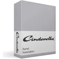 Cinderella Drap Housse Cinderella Light Grey (Flanel)-90 x 200/210 cm