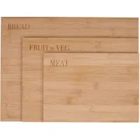 Alpina Planches de découpe marquées - Lot de 3