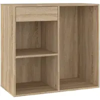 vidaXL Armoire à cosmétiques chêne Sonoma 80x40x75 cm Bois composite