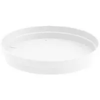 Eda Soucoupe ronde toscane - Ø15cm - Blanc - Plastiques