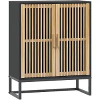 vidaXL Sideboard Noir 60x30x75 cm Bois composite