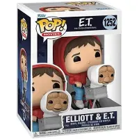Funko POP! E.T. L'extraterrestre POP ! figurine vinyle Elliot w/ET in Bike Basket 9 cm