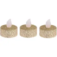 PerfectLED 6 BOUGIES CHAUFFE-PLATS LED 3.8CM OR PAILLETÉ