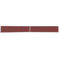vidaXL Marquise latérale extensible 170x1200 cm Marron