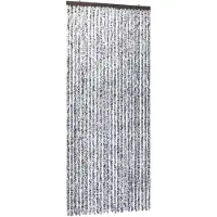 vidaXL Rideau anti-insectes brun et beige 100x220 cm chenille