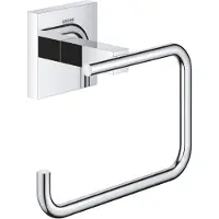 GROHE Start Cube QuickFix distributeur de papier toilette, sans couvercle, adhésif, chromé