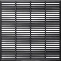 vidaXL Clôture à lamelles WPC 180x180 cm Gris