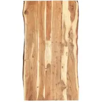 vidaXL Dessus de table Bois d'acacia massif 118x(50-60)x3,8 cm