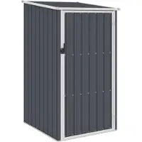 vidaXL Abri de jardin anthracite 87x98x159 cm Acier galvanisé