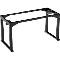 VDD Gaming Cadre de bureau assis-debout - réglable en hauteur électriquement - capacité de charge 130 kg - taille du bureau 130 à 200 cm