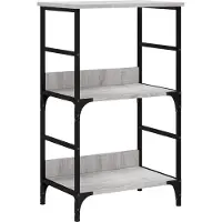vidaXL Bibliothèque sonoma gris 50x33x82 cm bois d'ingénierie