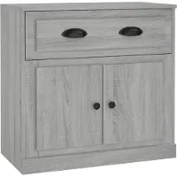 vidaXL Sideboard Gris Sonoma 70x35,5x67,5 cm Bois composite