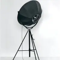 Pallucco Fortuny Lampadaire Large | Black (Black outside, White inside) | Incandescent (3630LM + Dimmer)