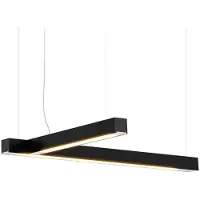 Tunto LED40 Modular Shape L Suspension Oak Black Stained | Casambi (Bluetooth) | 4000K