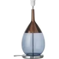 Ebb & Flow Lute Base Lampe de Table Ø: 22 cm | Deep Blue|Copper E27IP20