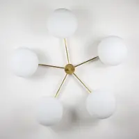 Design For Macha Stella Daisy Plafonnier/Applique Chrome Opaque