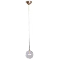 Schwung Glass Globe Suspension Black Gunmetal | Ø: 200mm