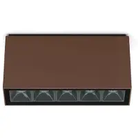 Lombardo Kura Top X5 Spot de Plafond Extérieur 18° | Corten | 2700K IP65