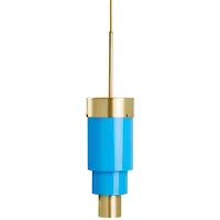 Ebb & Flow A-Spire Suspension Opal Blue | Brass IP20 Ampoule Incluse