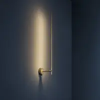 Catellani & Smith Light Stick V Applique Satin Gold
