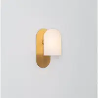 Schwung Odyssey Small Sconce Applique Lacquered Burnished Brass