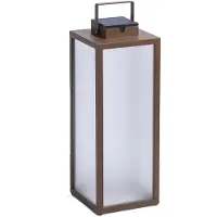 LES JARDINS Tradition Lanterne Solaire Corten Aluminium | 65cm