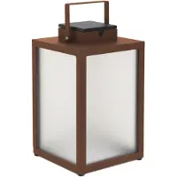 LES JARDINS Tradition Lanterne Solaire Corten Aluminium | 40cm