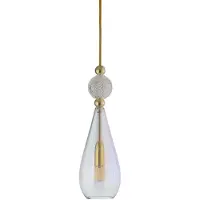 Ebb & Flow Smykke Suspension Shiny Gold | Chameleon | Crystal Check E14IP20