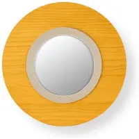 Lzf Applique circulaire à lentille Yellow | Matte Ivory | Dimmable LED TRIAC