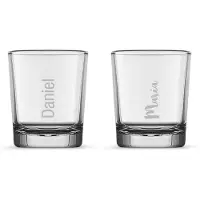 Yoursurprise Verre à shot personnalisé (2 pièces)