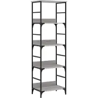 vidaXL Bibliothèque sonoma gris 50x33x153 cm bois d'ingénierie