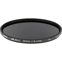 Hoya Filtre HD MkII IRND64 72mm pour Appareil photo Réflex Noir