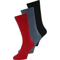 Falke Chaussettes bleu-gris / rouge / noir