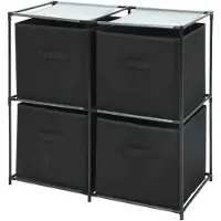 Storage solutions - Armoire de rangement avec 4 compartiments de rangement - 68 x 35 x 70 cm