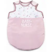 Smoby Sac de couchage pour poupées, , blanc/rose