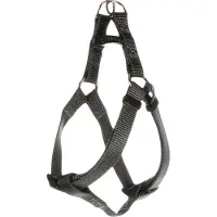 Flamingo Harnais Step & Go Ziggi gris foncé, taille : S