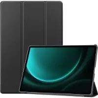 IMoshion Coque tablette Trifold Samsung Galaxy Tab S10 Plus / Tab S9 FE Plus / Tab S9 Plus - Noir