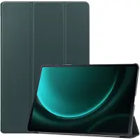 IMoshion Coque tablette Trifold Samsung Galaxy Tab S10 Plus / Tab S9 FE Plus / Tab S9 Plus - Vert foncé