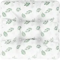 vidaXL Coussin De Palette Motif De Feuilles 50x50x12 Cm Tissu